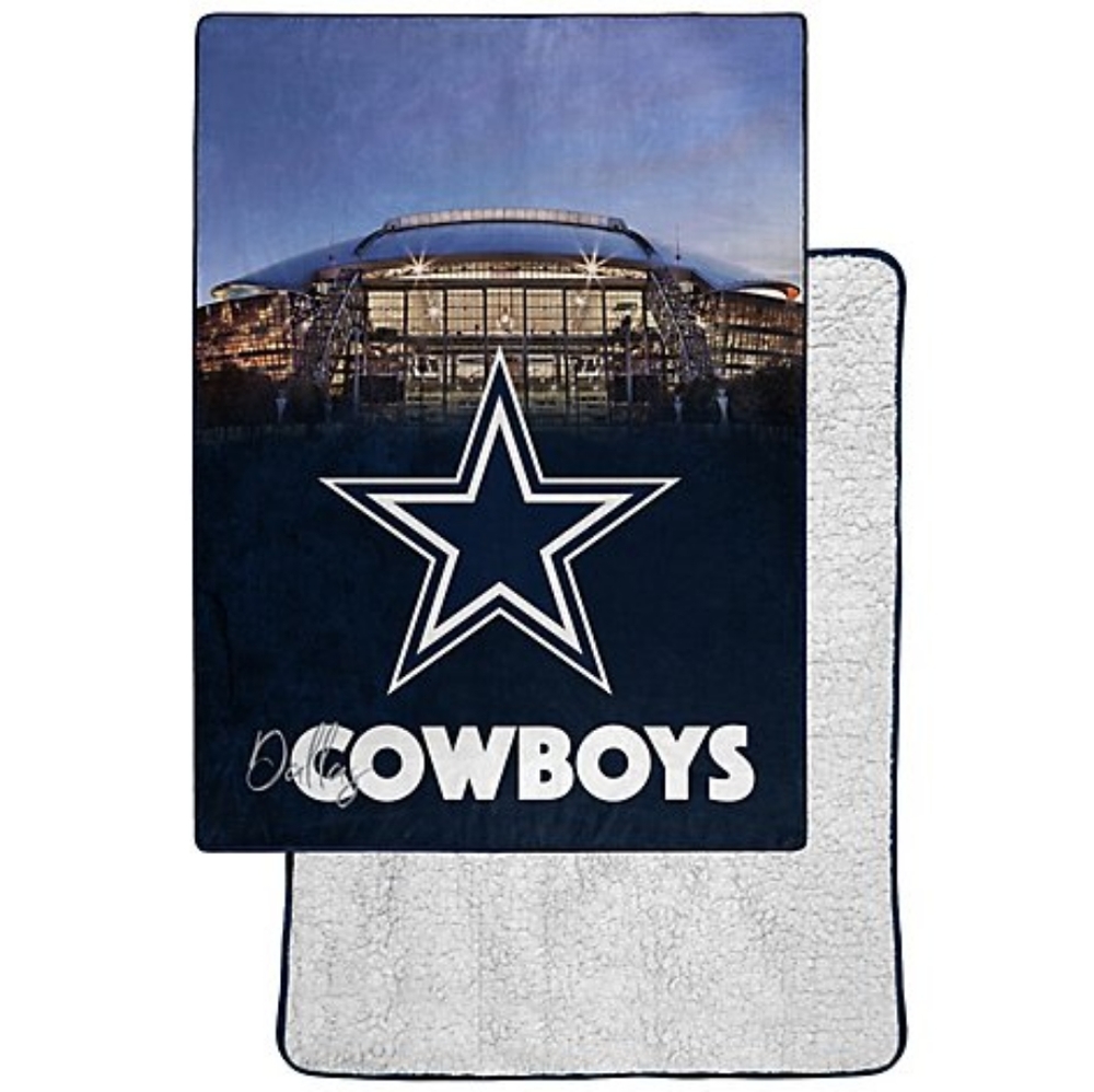 NFL Cowboys 60" x 80" Night Lights Team Throw - Brand New-Sealed. Item # H232358